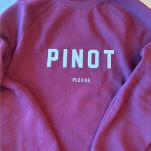 Brunette The Label Maroon Sweatshirt